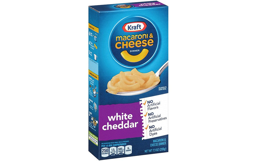 Kraft - Macaroni & Cheese Dinner White Cheddar