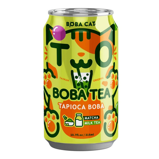 Boba tea - tapioca boba matcha milk tea