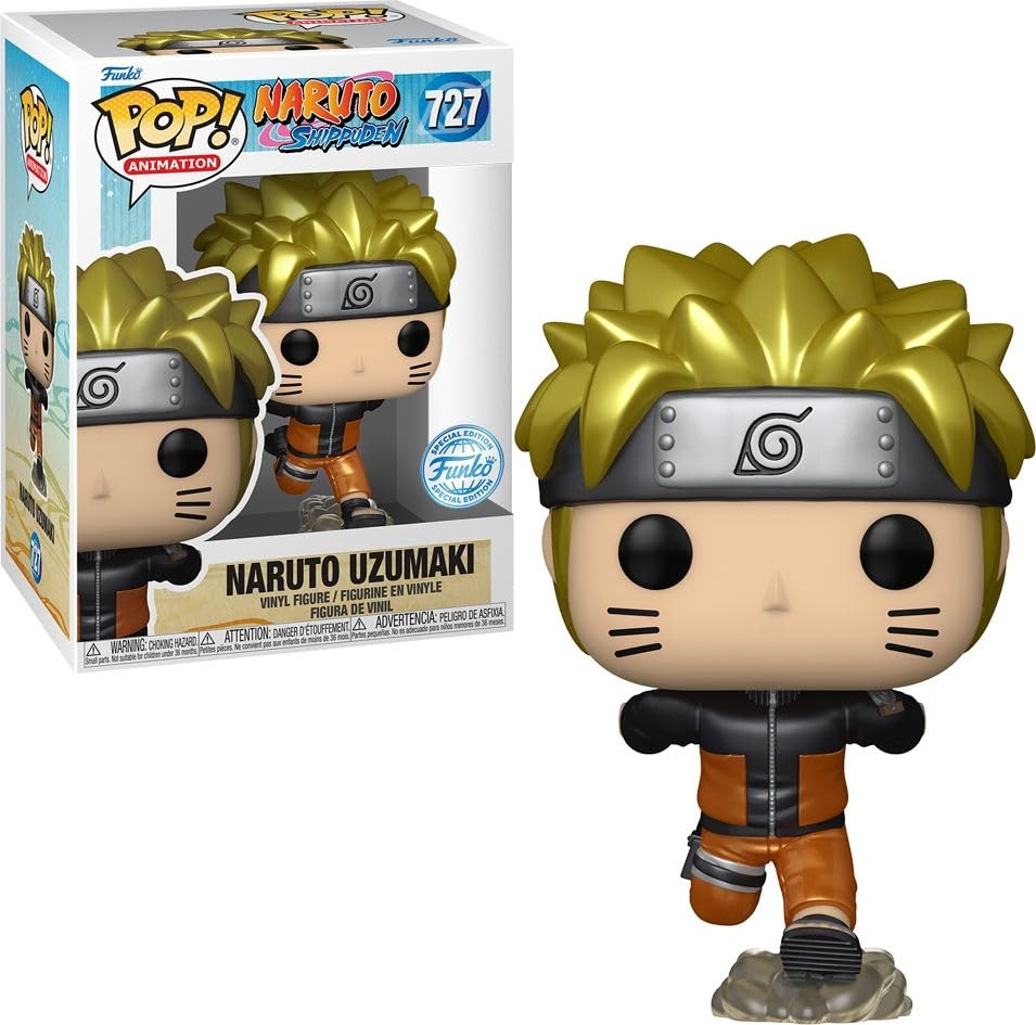 Funko Pop! - Naruto Shippuden - Naruto Uzumaki Running Metalic 727