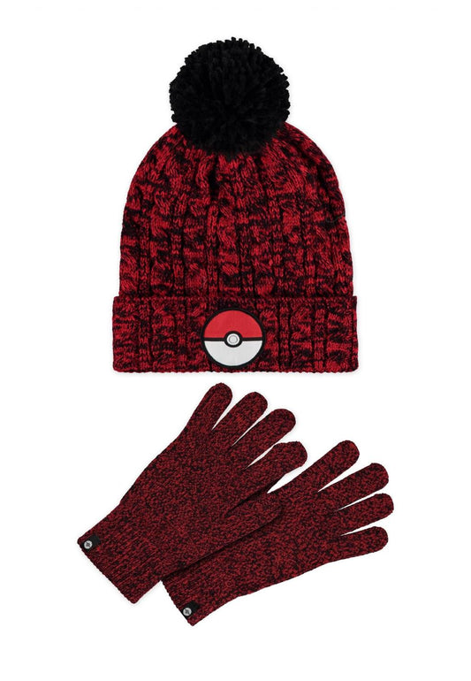 Pokémon - Beanie + Gloves Pokéball