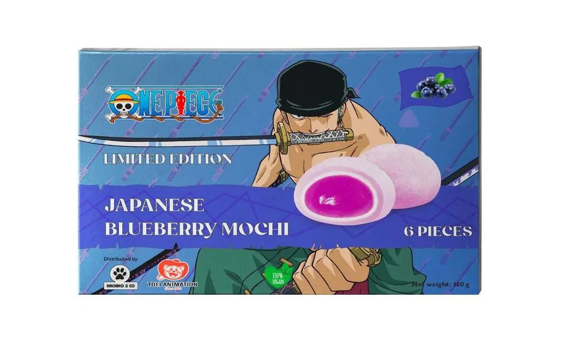 Bamboo House Food - One Piece Japanese Zoro Blueberry Mochi