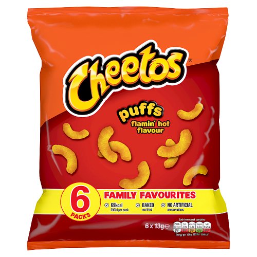 Cheetos - Puffs Flamin' Hot Family 6 packs