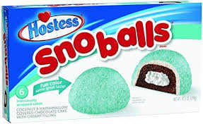 Hostess - Snoballs Coconut Marshmallow Teal