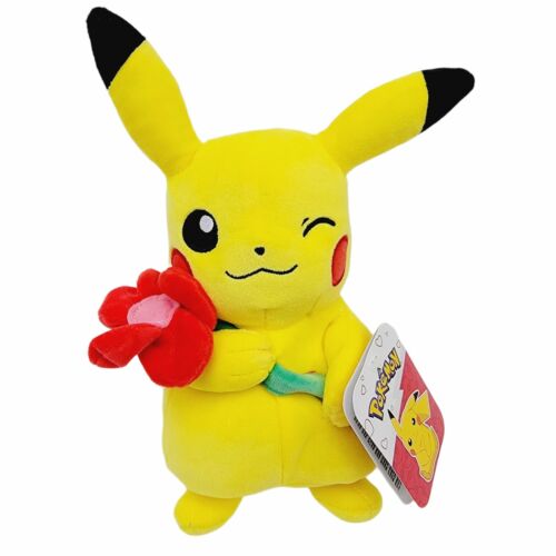 Pokémon - Pikachu Holding Flower Plush 20cm