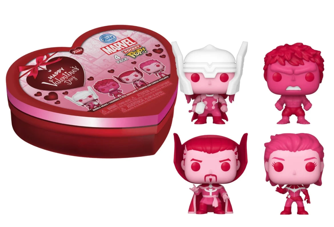 Funko Pop! - Marvel - Valentine's Day 4 Pack